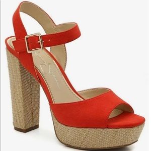 Platform Jessica Simpson Tangerine